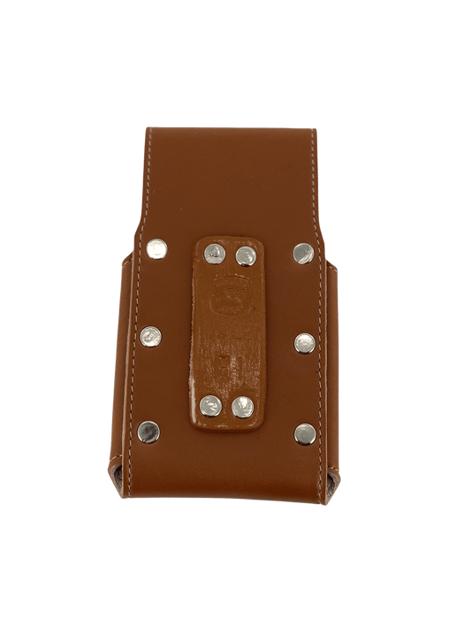 Chedron and White Dancing Horse V2 Silk Thread Leather Phone Case