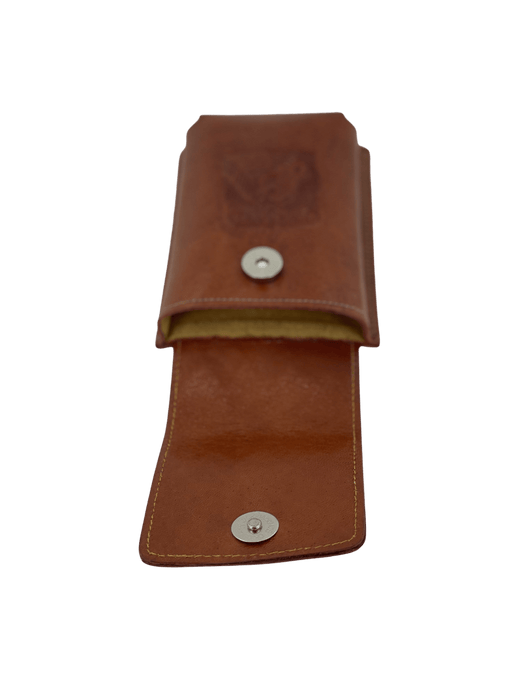 Chedron Horse Portrait Print Leather Charro Phone Case