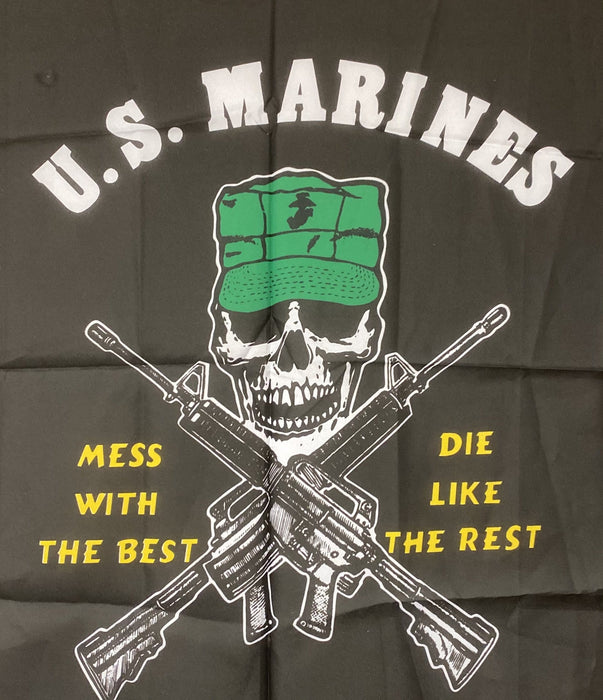 Military U..S. Marines Arm Forces Large Flag
