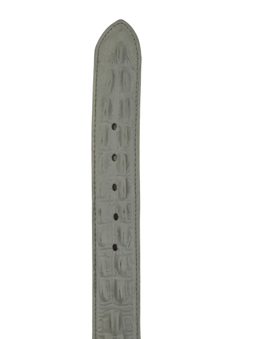 Hueso V2 Ostrich / Crocodile Print Leather Belt