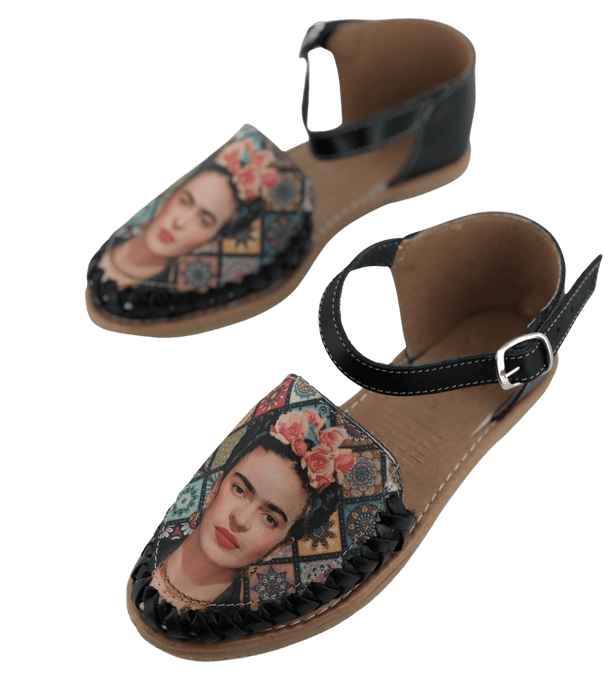 Huarache de Pulsera Frida Kahlo Black
