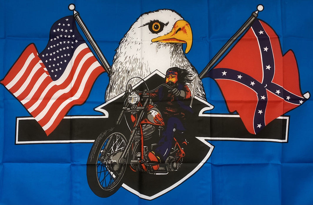 Large American Eagle Motorcycle Flags