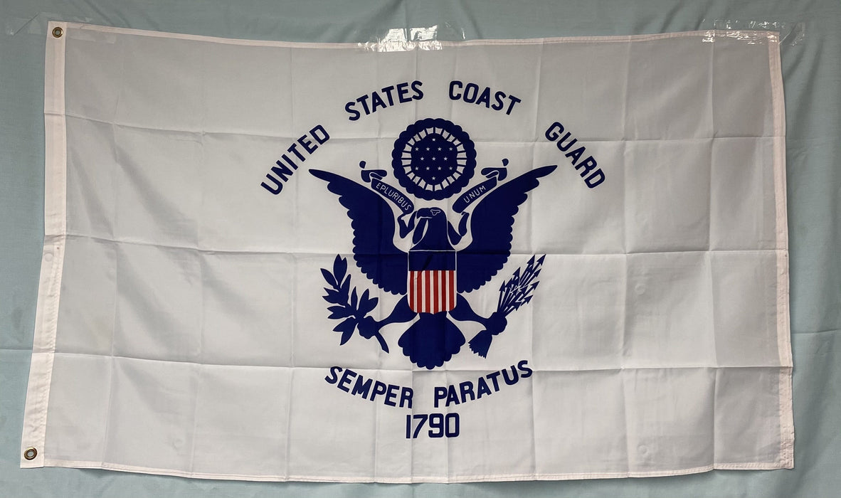 U.S. Arm Forces Military Coast Guard Large Flag