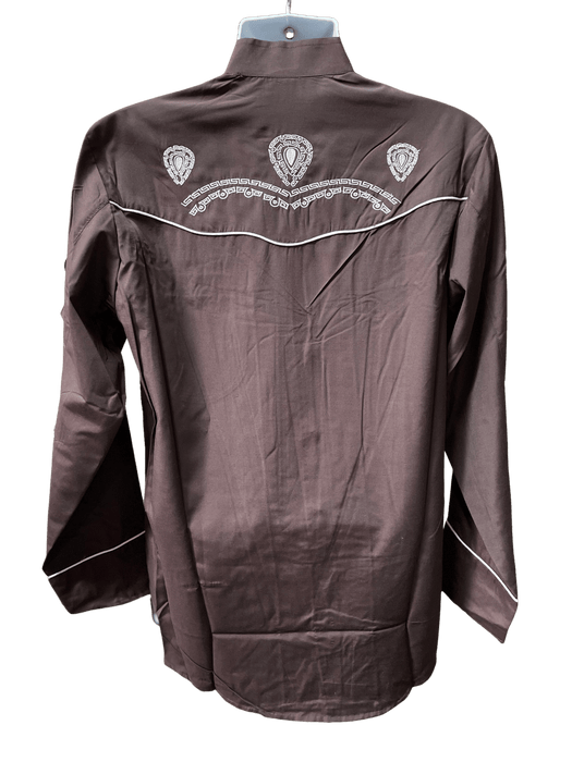 Brown Traditional Charro Shirt
