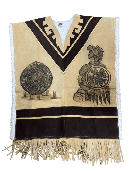 Aztec calendar poncho hot sale