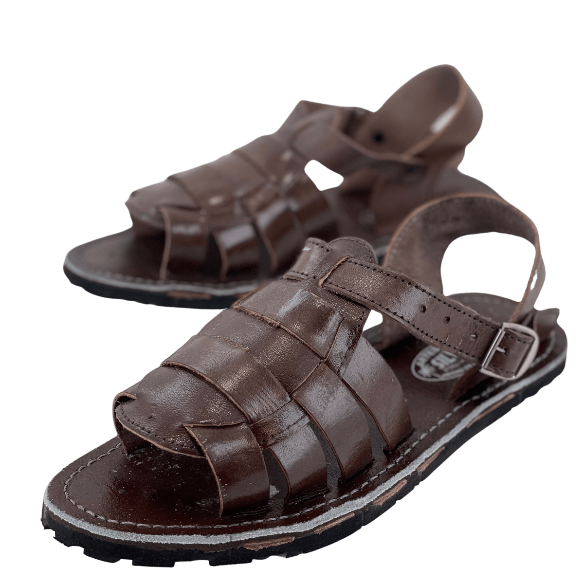 Huarache Suela de Goma Alacrán Marrón (CLEAR) — Rodeo Durango