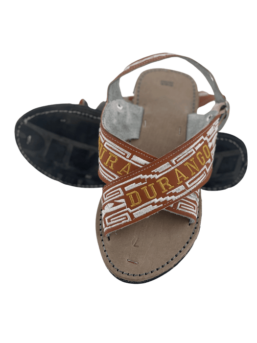 Huarache Cruzado Hilo Seda Durango Letras Doradas — Rodeo Durango