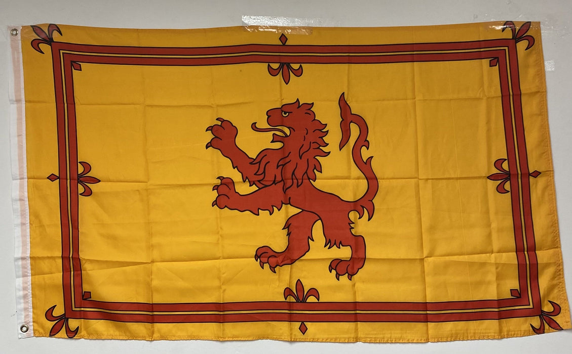Scotland Large Color Red Dominant Lion Flag