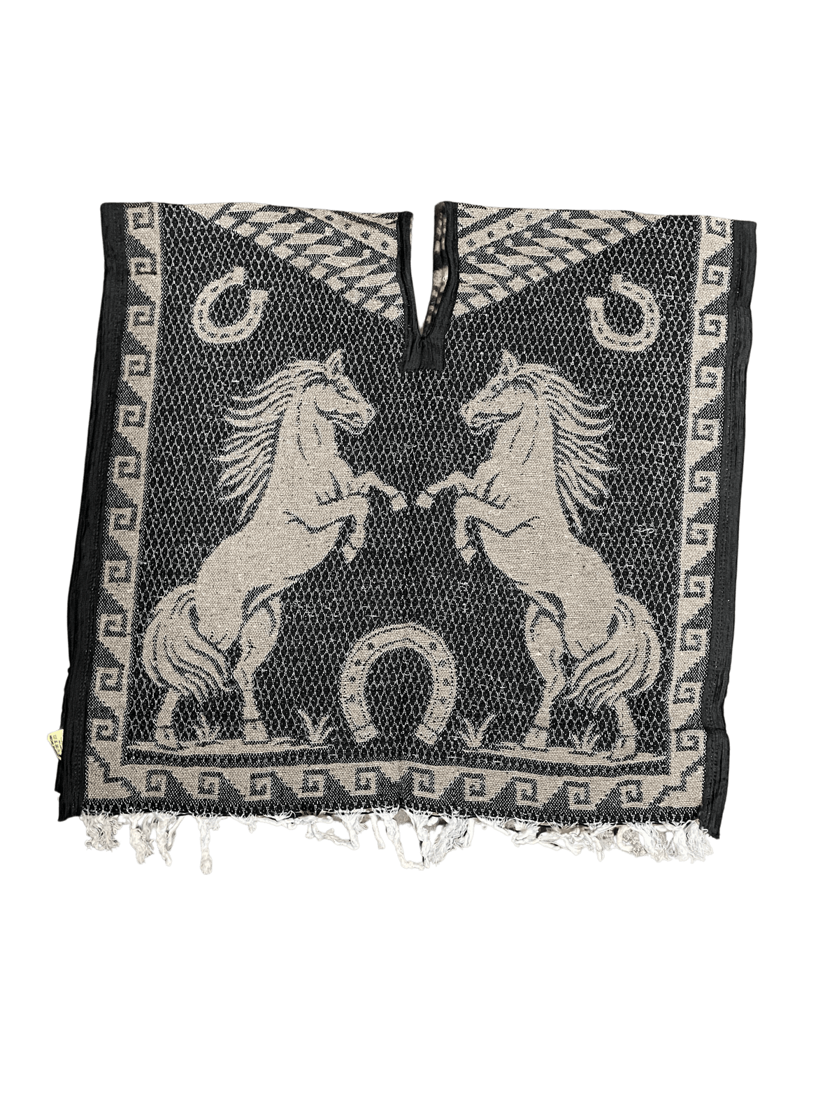 Brown and Black Youth Horse Poncho/Gaban — Rodeo Durango Brand Corp.