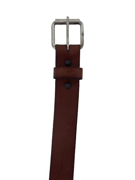 Brown Mil puntos Leather Belt