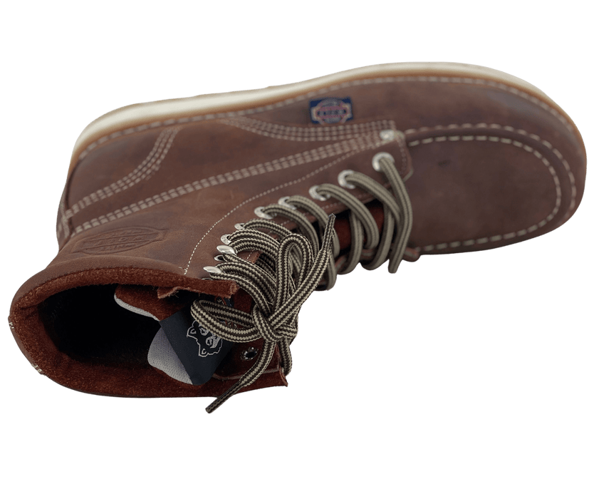 Rugged Brown 8" Double Density Work Boot