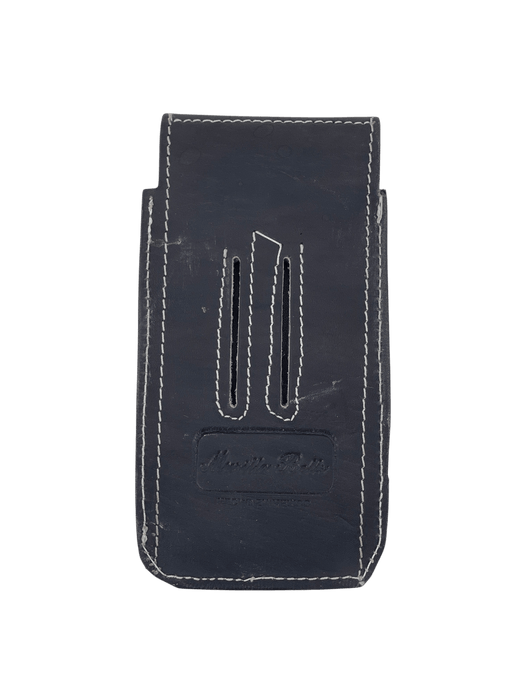 Black Rooster Piteado Leather Phone Case