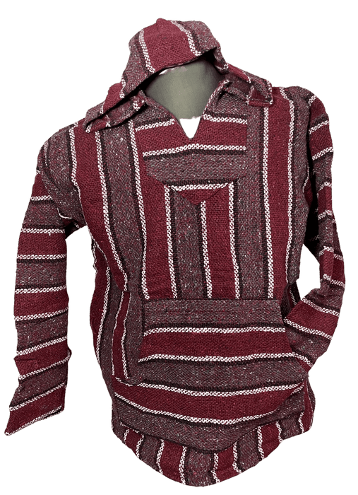 Mens Hoodie Ae Baja Hoodie AE Bonfire Fleece Striped Baja Hoodie