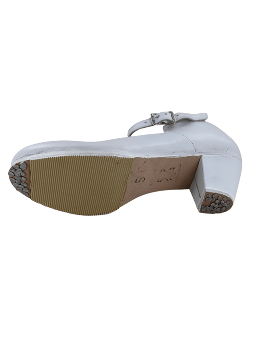 White sales folklorico shoes