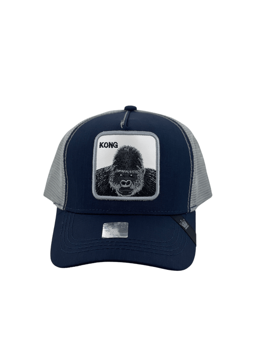 Navy Blue with Grey Kong “Gorilla” Snapback / Gorra