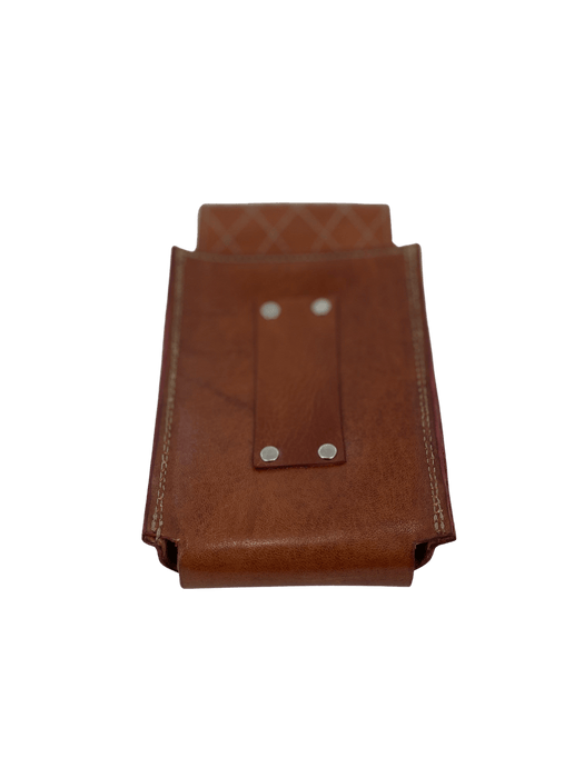 Chedron Horse Portrait Print Leather Charro Phone Case
