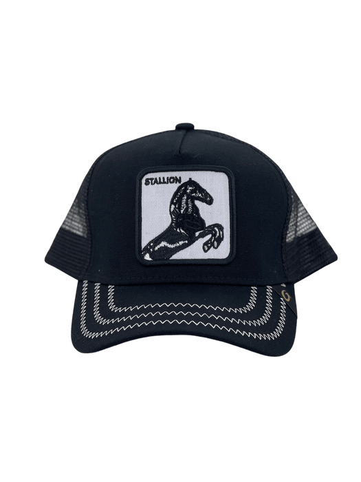 All Black Stallion Snapback / Gorra