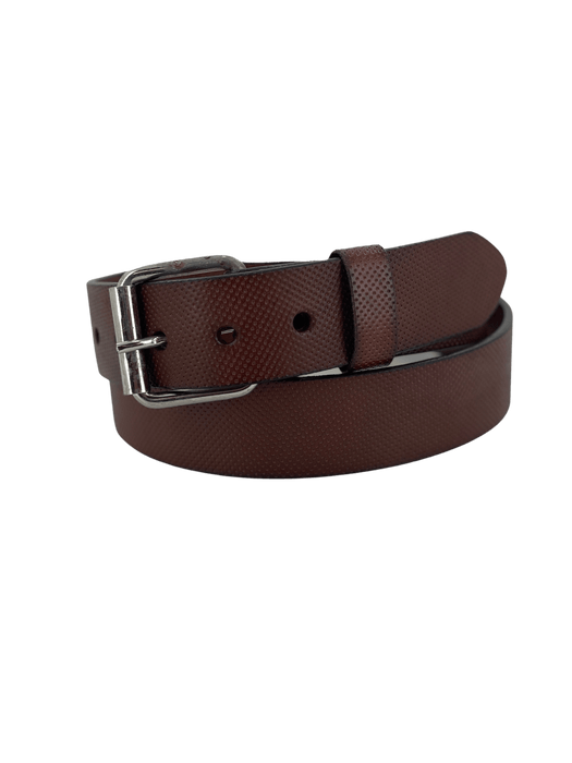 Brown Mil puntos Leather Belt