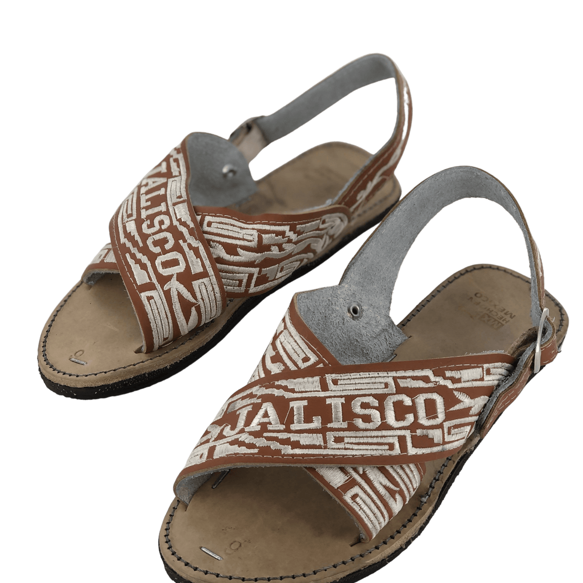Huarache Cruzado Hilo Seda Jalisco Letras Blancas — Rodeo Durango