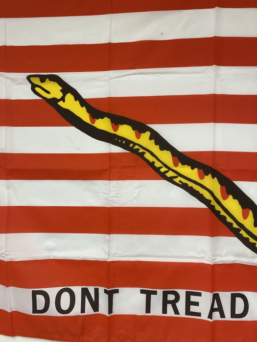 “Please Don’t Tread On Me” Large 3’X5’ Patriotic Freedom Flag