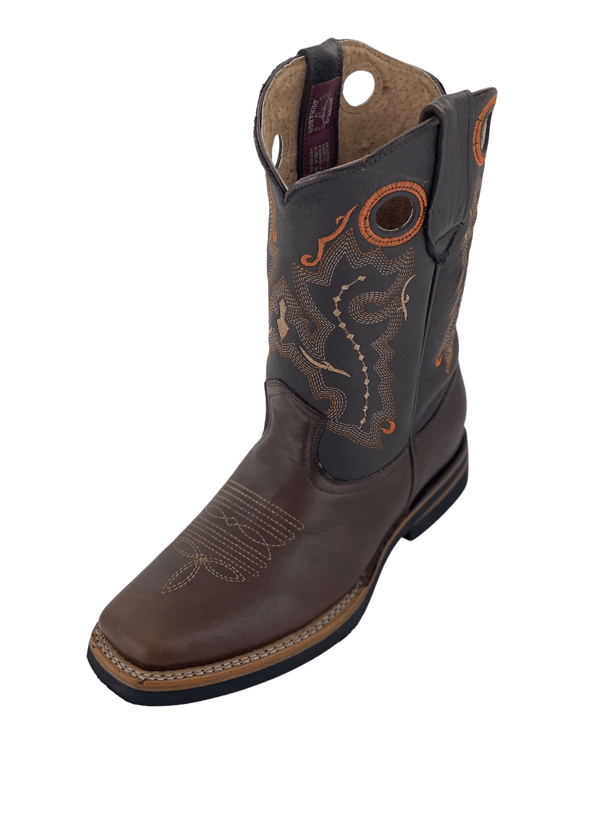 Colorado Rodeo Boot Dark Brown Square Toe Rodeo Boot — Rodeo Durango Brand Corp.
