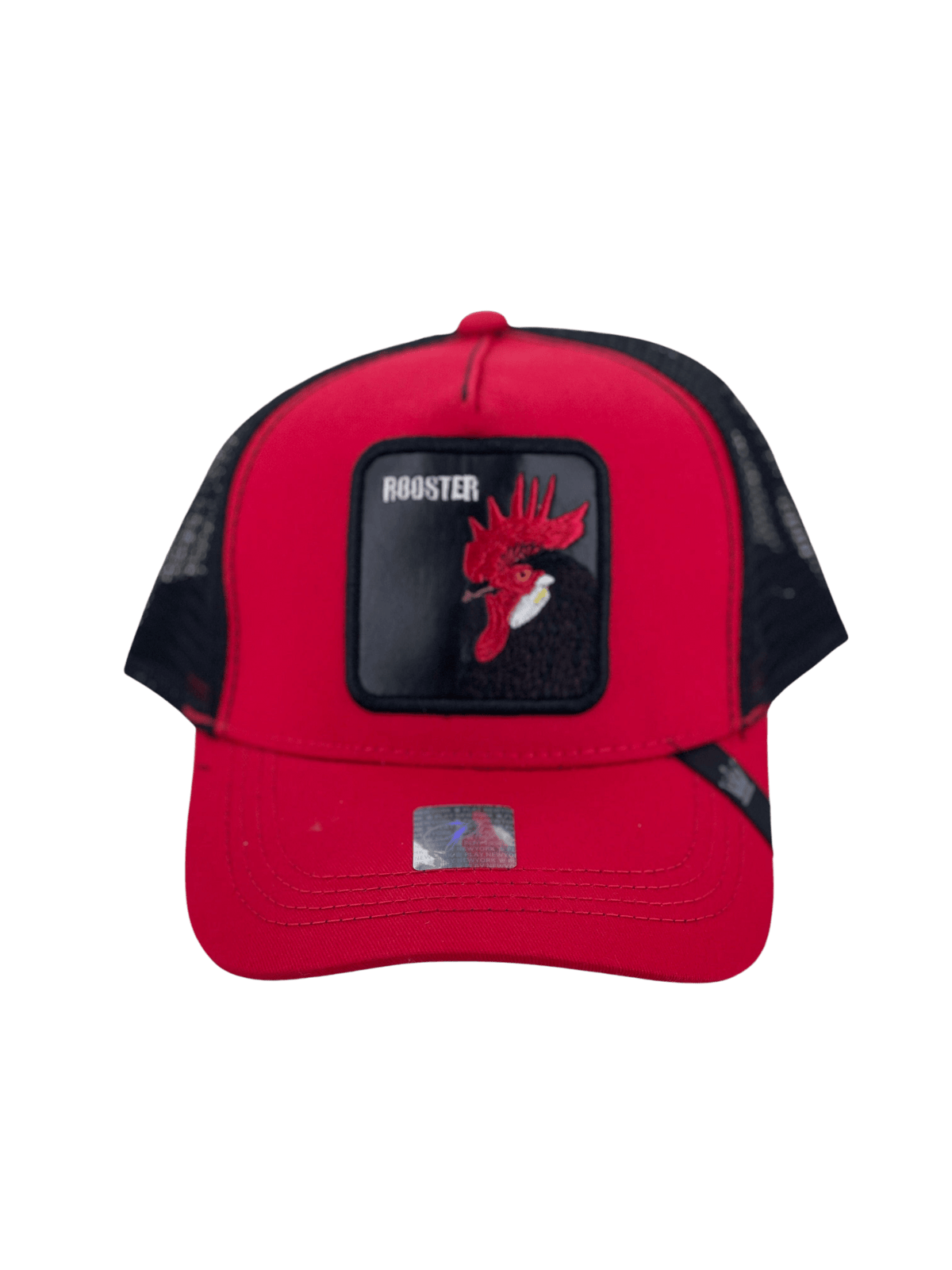 Rooster Red with Black Snapback / Gorra — Rodeo Durango Brand Corp.