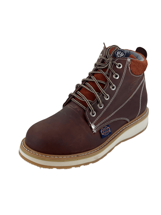 Rugged Brown 6” Double Density (Plain Front) Work Boot