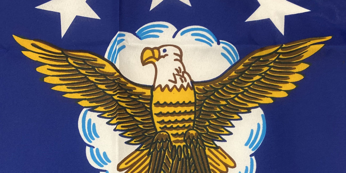 Mosprovie US Air Force Flagge – 7,6 X 12,7 Cm, Doppelseitig, Wetterfest, Mit Messingösen