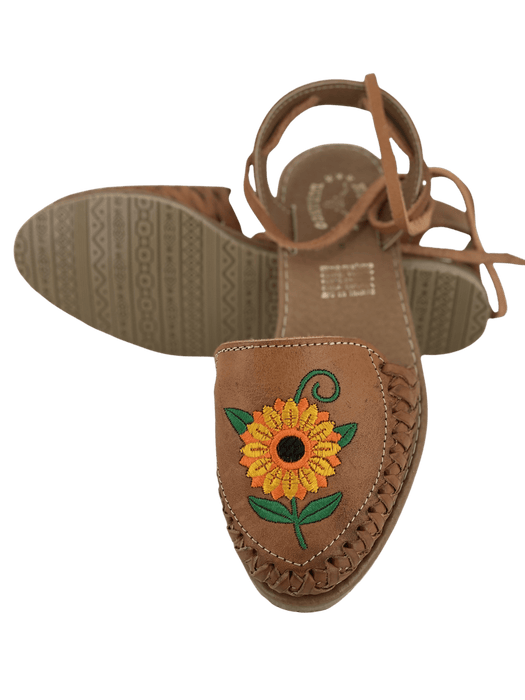 Nuez Sunflower Wrap Around Heel Huarache