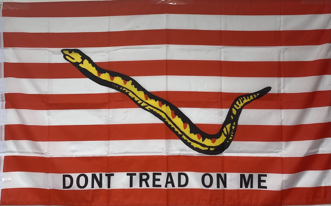 “Please Don’t Tread On Me” Large 3’X5’ Patriotic Freedom Flag