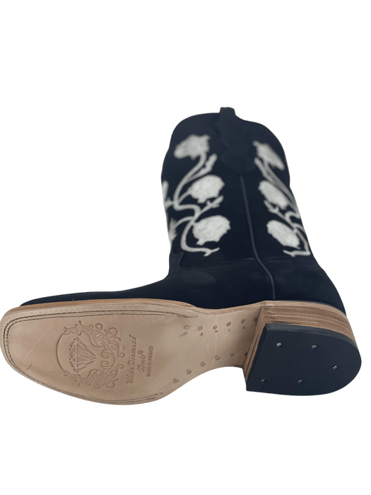 White diamond cowboy sales boots
