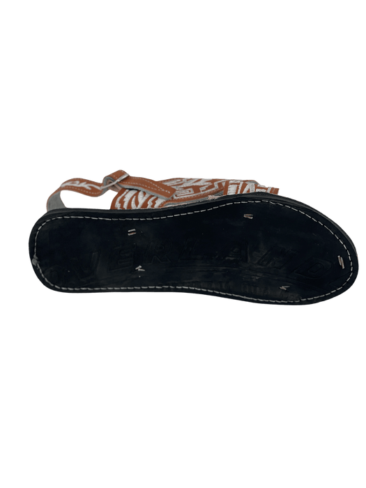 Huarache Cruzado Hilo Seda Sinaloa Letras Doradas Rodeo Durango Brand Corp